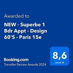  Appartamento New - Superbe 1 Bdr Appt - Design 60's - 15e